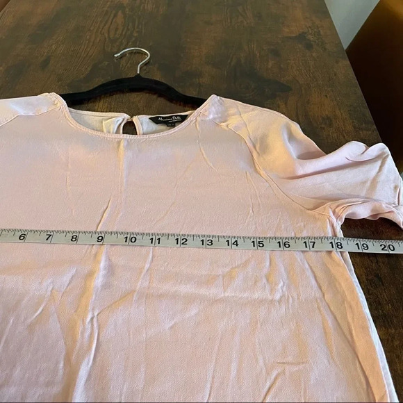 massimo dutti pink bell sleeve blouse - Picture 11 of 11